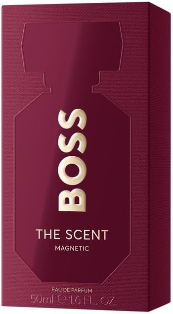 BOSS The Scent Magnetic - Eau de Parfum for Her - Ambery Fragrance with Notes of Osmanthus, Ambrette Seeds and Musk - High Longevity