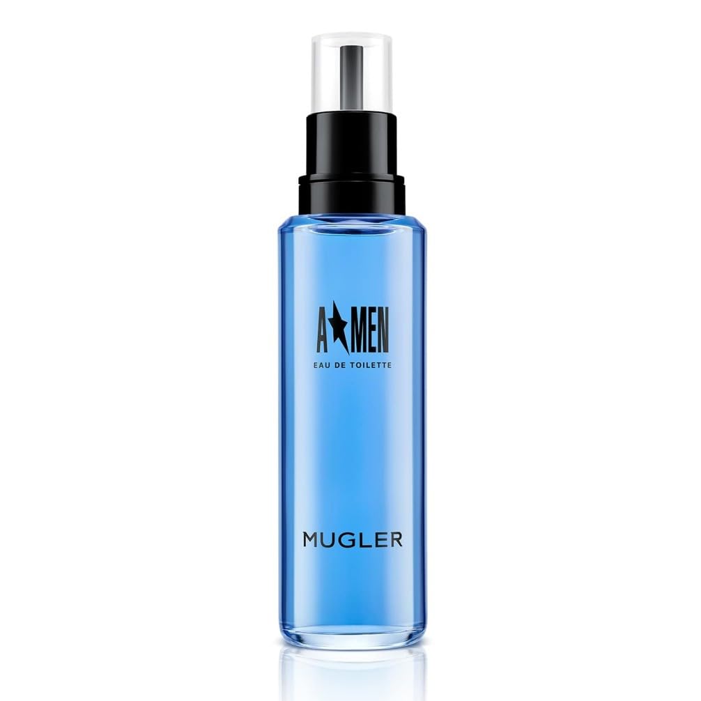 Mugler A * MEN Eau de Toilette, Refillable, Ambery Woody Men's Fragrance, 100ml