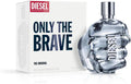 Diesel Only The Brave, Iconic Eau de Toilette Aftershave, Perfume For Men, The Original Fresh Men's Fragrance, Citrus Woody Fragrance with Lemon, Mandarin, Leather & Cedar