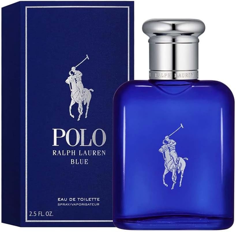 Ralph Lauren Polo Blue Eau de Toilette, Men's Aftershave, Fresh Citrus Masculine Scent, Medium Intensity, Invigorating Fragrance for Everyday, Lasting Wear, Luxury Perfume for Men
