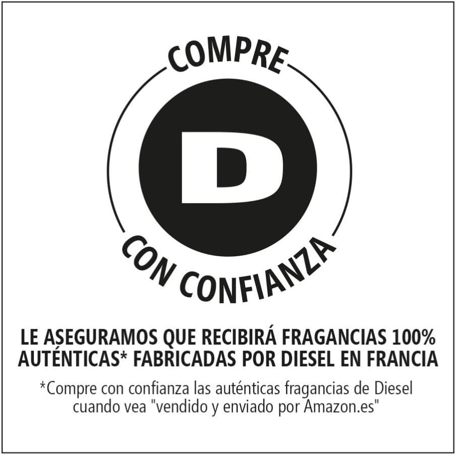 Diesel Only The Brave, Iconic Eau de Toilette Aftershave, Perfume For Men, The Original Fresh Men's Fragrance, Citrus Woody Fragrance with Lemon, Mandarin, Leather & Cedar