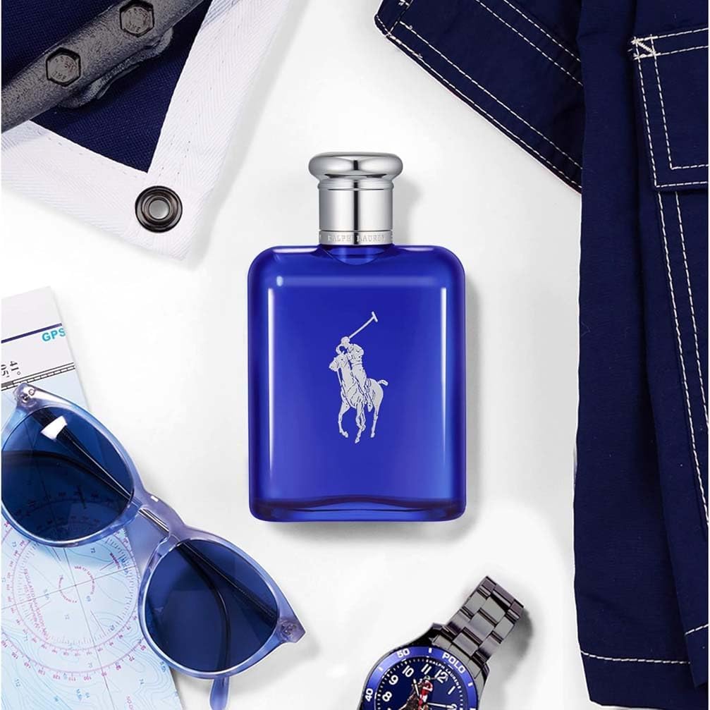 Ralph Lauren Polo Blue Eau de Toilette, Men's Aftershave, Fresh Citrus Masculine Scent, Medium Intensity, Invigorating Fragrance for Everyday, Lasting Wear, Luxury Perfume for Men
