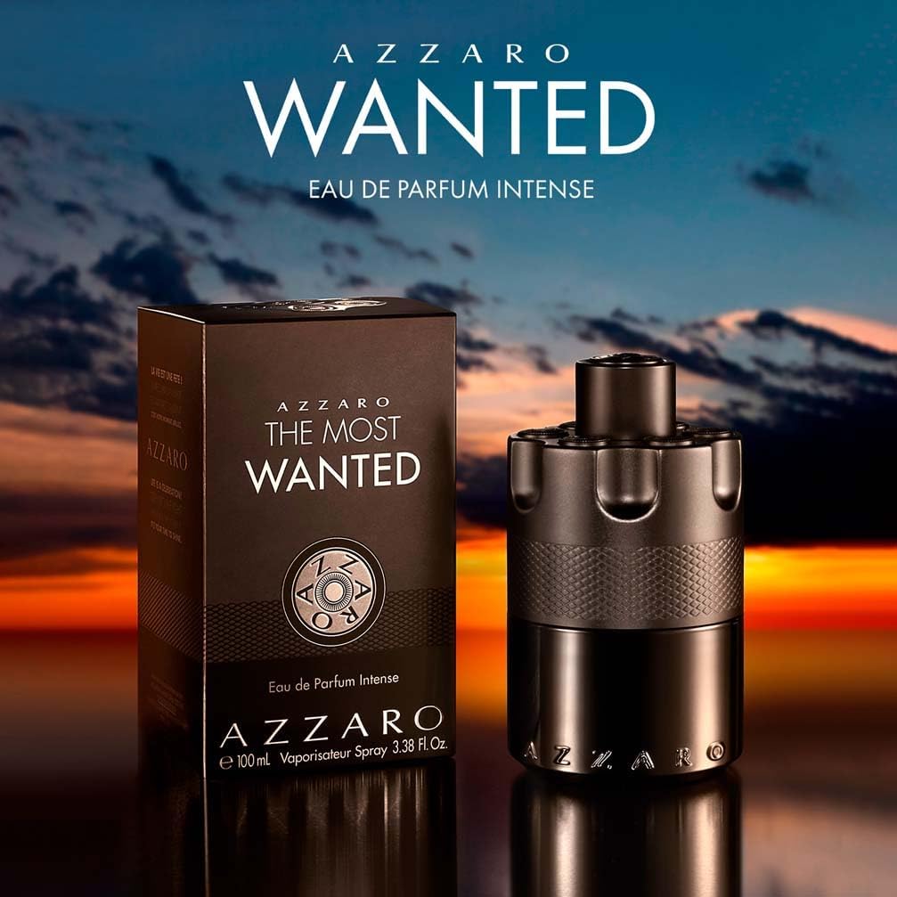 Azzaro The Most Wanted Eau de Parfum Intense, Woody & Seductive Men's Cologne, Ambery & Spicy Fragrance for Date Night, Lasting Wear, Luxury Perfume for Men