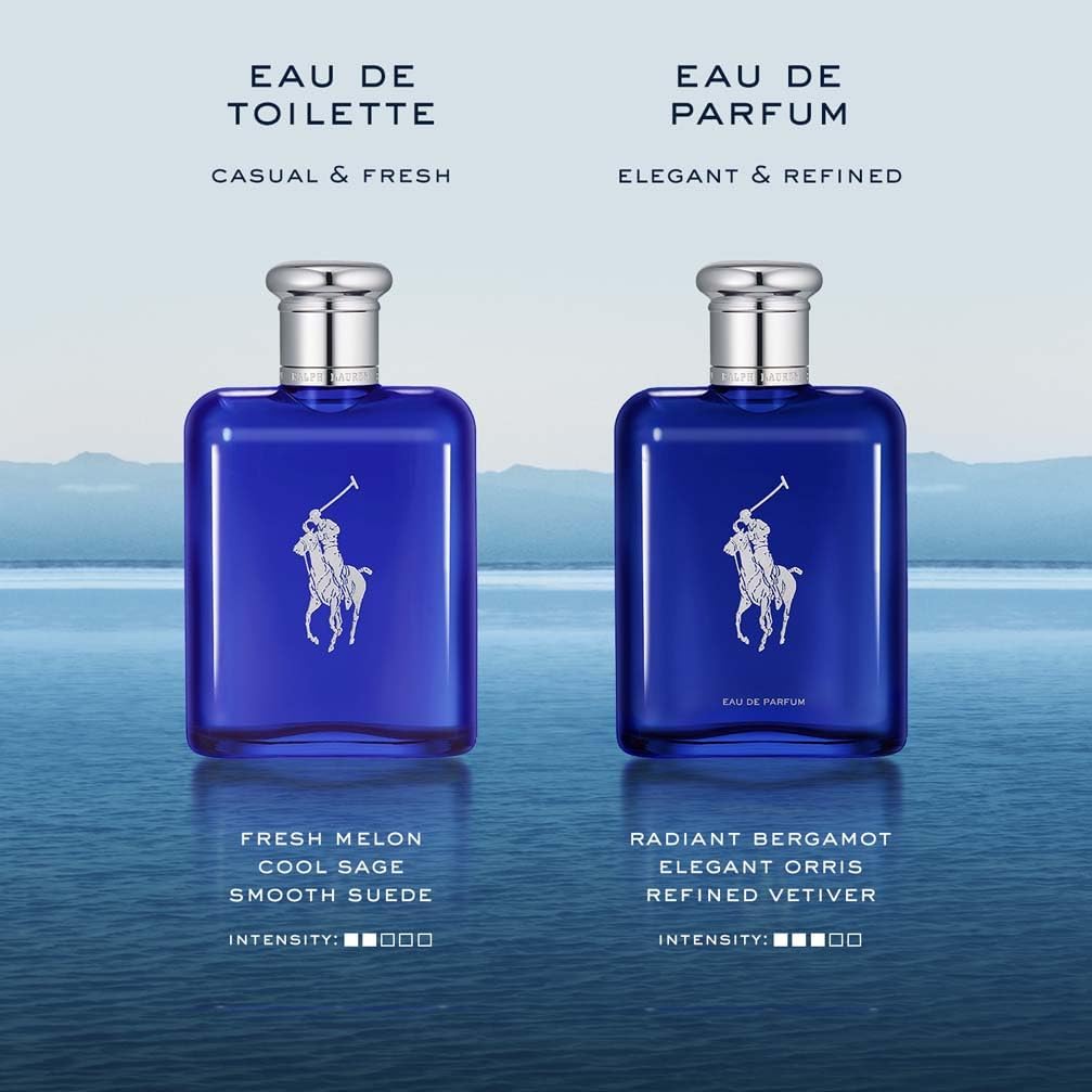 Ralph Lauren Polo Blue Eau de Toilette, Men's Aftershave, Fresh Citrus Masculine Scent, Medium Intensity, Invigorating Fragrance for Everyday, Lasting Wear, Luxury Perfume for Men