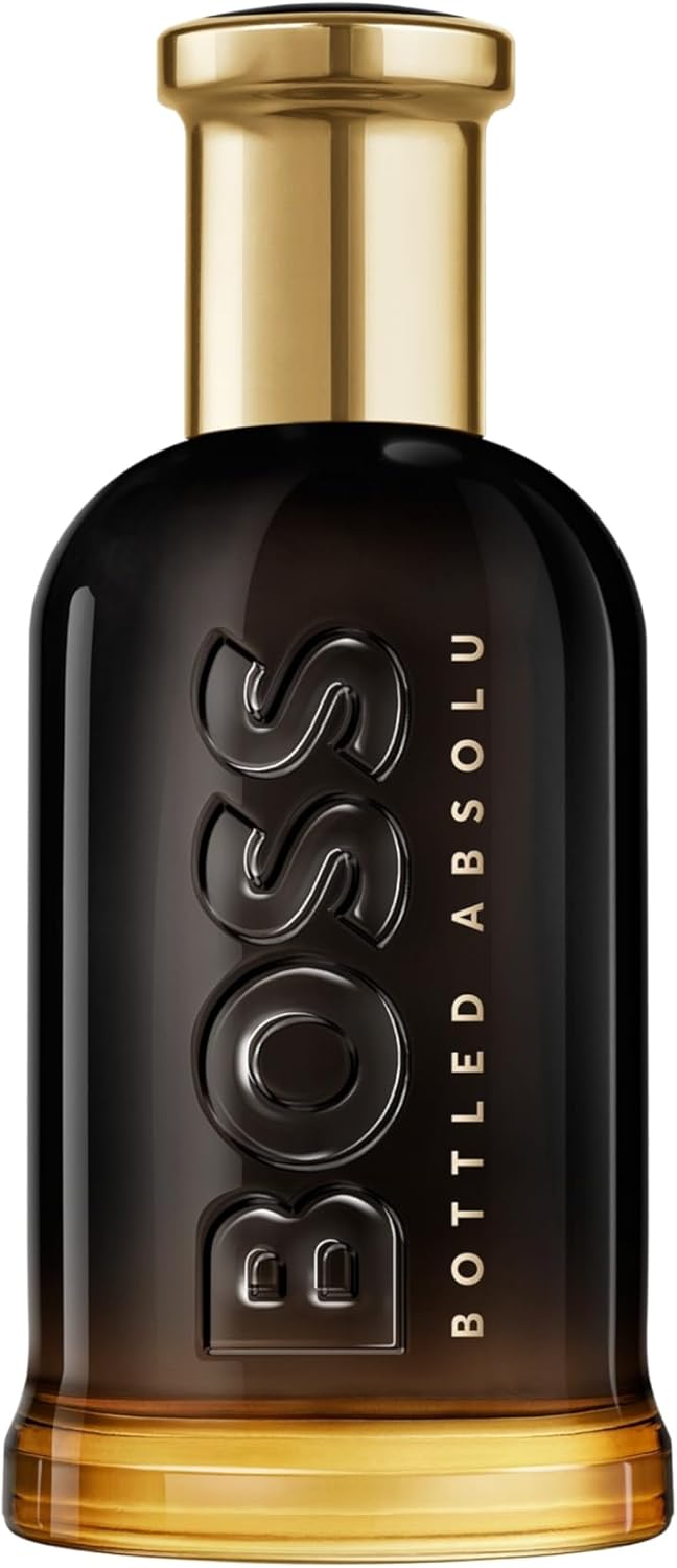 BOSS Bottled Absolu Parfum Intense, Men's Perfume, Woody and Leathery Aroma, Highly Concentrated Fragrance