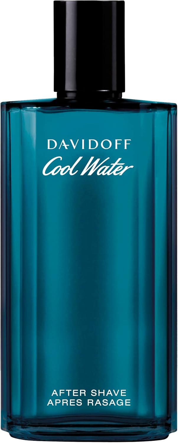 DAVIDOFF Cool Water - After Shave for Him - Aromatic Scent with Notes of Coriander, Mint, Lavender and Amber - Medium Longevity - 125 ml