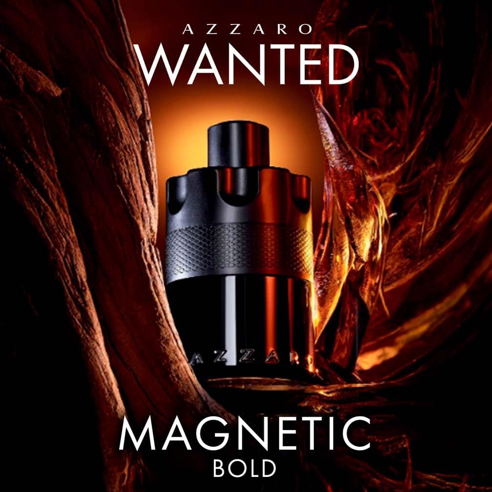 Azzaro The Most Wanted Eau de Parfum Intense, Woody & Seductive Men's Cologne, Ambery & Spicy Fragrance for Date Night, Lasting Wear, Luxury Perfume for Men