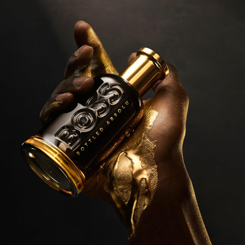 BOSS Bottled Absolu Parfum Intense, Men's Perfume, Woody and Leathery Aroma, Highly Concentrated Fragrance